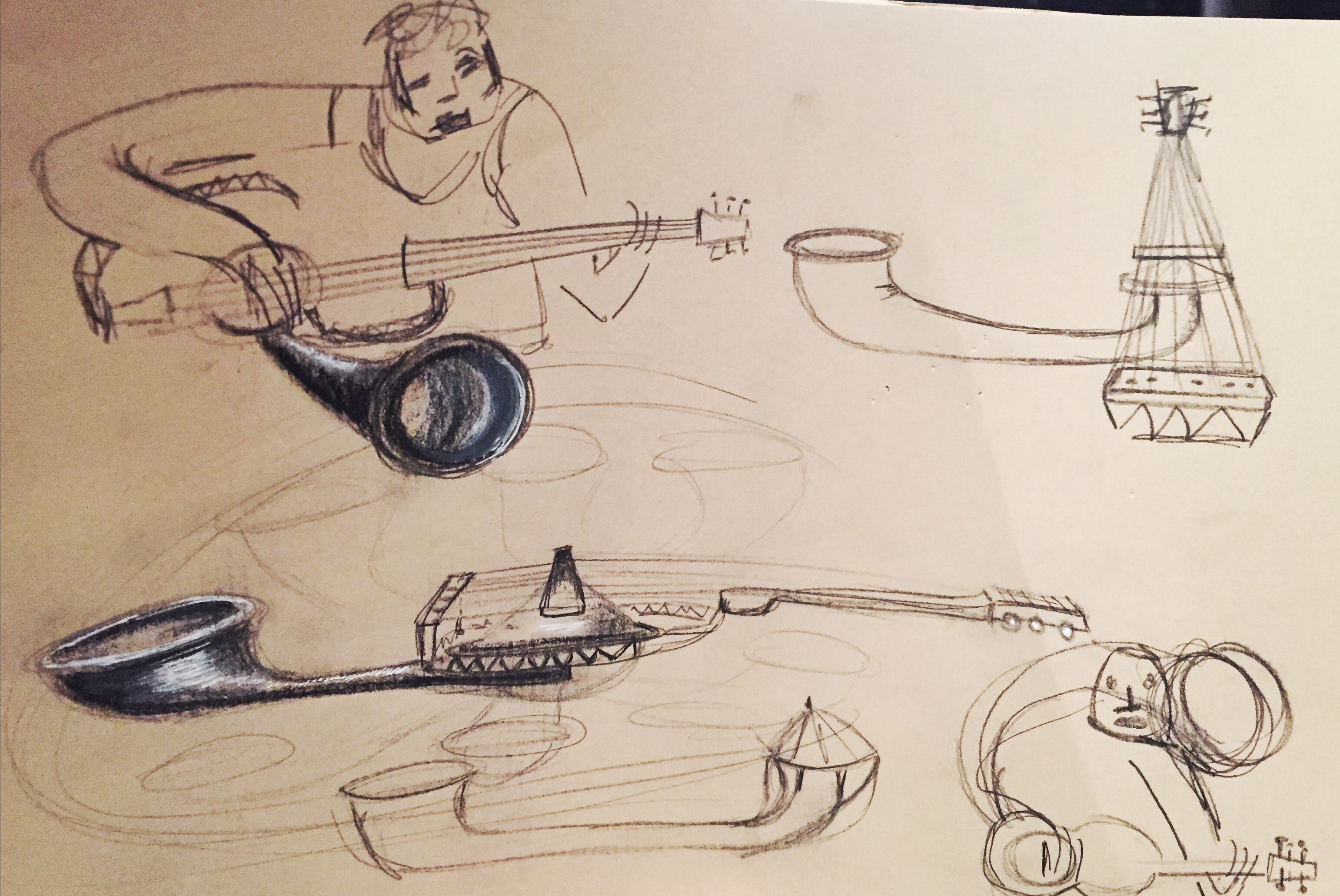 Guitare_Stroh_croquis