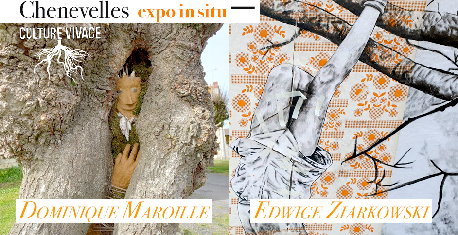 have a walk in the streets of Chenevelles to discover the exhibition